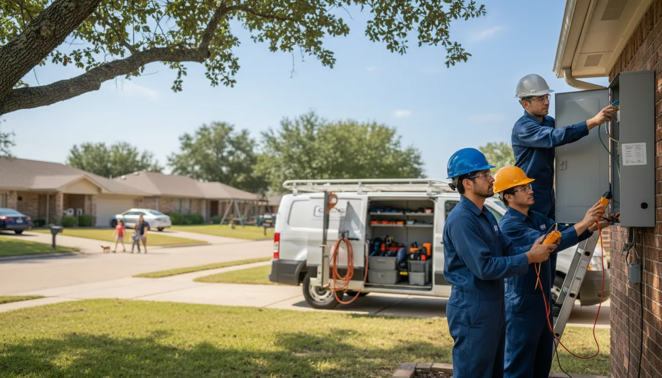 Certified electrician providing emergency electrical services in Pell Lake, WI